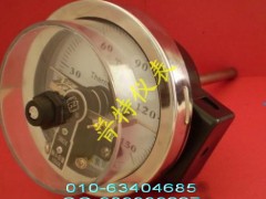 北京生产WSSX401轴向双金属电接点温度计 411径向