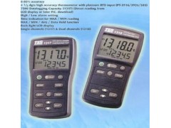 TES-1318白金电阻温度表，双通道热电阻温度表
