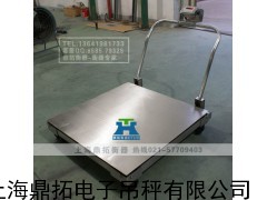 杭州带轮子电子磅秤,5吨移动式电子磅,5T手推式电子称