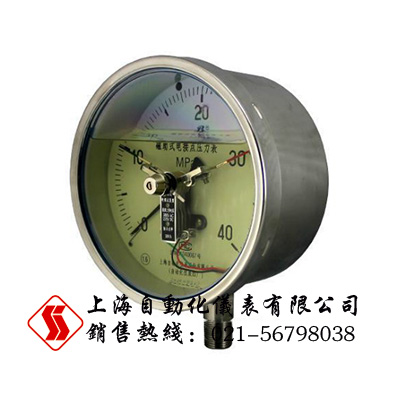 YXC-150BFZ不锈钢耐震电接点压力表