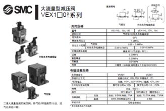 日本SMC大流量精密减压阀产品说明书