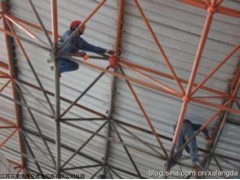 高空网架刷油漆方案,钢结构厂房防腐施工,屋面钢结构除锈防腐