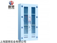 上海固银双门耐腐蚀PP药品柜 试剂柜 器皿柜 酸碱柜