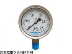 供应用于机械制造的上海不锈钢压力表，安徽不锈钢压力表供应