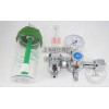 上海医用氧气减压器YQY-740L，不锈钢带流量计医用减压器