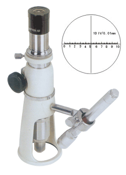 100倍带光源测量显微镜(带刻度，金属框)